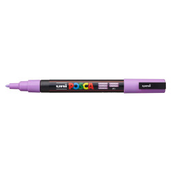 MARCADOR UNI-BALL POSCA PC-3M PUNTA REDONDA 0,9-1,3MM LAVANDA -P11-