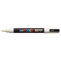 MARCADOR UNI-BALL POSCA PC-3M PUNTA REDONDA 0,9-1,3MM MARFIL -46-