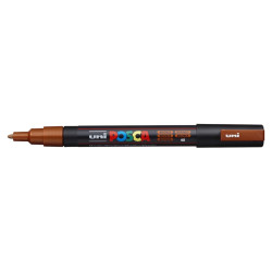MARCADOR UNI-BALL POSCA PC-3M PUNTA REDONDA 0,9-1,3MM BRONCE METALICO -42-