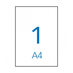 ETIQUETAS INKJET INTEMPERIE BLANCAS  210,0X297,0 10H APLI20 (1 UN) 15187