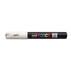MARCADOR UNI-BALL POSCA PC-1M. PUNTA FINA 0,7MM BLANCO -1-