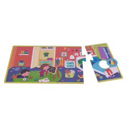 CAJA 4 PUZZLES  LA CASA APLI20 (1 UN) 17894