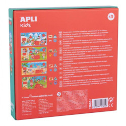 CAJA 4 PUZZLES LAS ESTACIONES APLI20 (1 UN) 17895