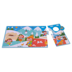 CAJA 4 PUZZLES LAS ESTACIONES APLI20 (1 UN) 17895