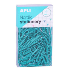 CLIPS COLORES NORDIK COLL. 28MM 140PCS APLI20 (8 UN) 18149