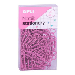 CLIPS COLORES NORDIK COLL. 28MM 140PCS APLI20 (8 UN) 18149