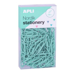 CLIPS COLORES NORDIK COLL. 28MM 140PCS APLI20 (8 UN) 18149
