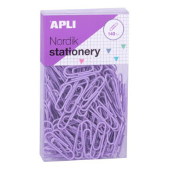 CLIPS COLORES NORDIK COLL. 28MM 140PCS APLI20 (8 UN) 18149