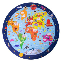 CAJA PUZZLE CIRCULAR MAPAMUNDI 48U APLI20 (1 UN) 18201