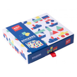 CAJA STICKERS BOX GEOMETRICOS - VEHICULOS APLI20 (1 UN) 18359