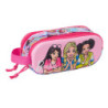PORTATODO DOBLE 3D BARBIE 3D SAFTA25 VAC 822576512 MEDIDAS: 8*21