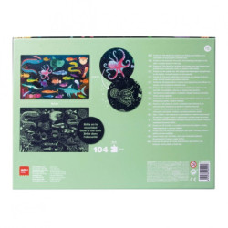 CAJA PUZZLE GLOW IN THE DARK OCEANO 104U APLI20 (1 UN) 18455