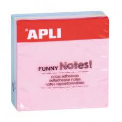 EXP.FUNNY NOTES PASTEL MINICUBE 200H 24U APLI20 (24 UN) 18568