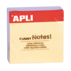 EXP.FUNNY NOTES PASTEL MINICUBE 200H 24U APLI20 (24 UN) 18568