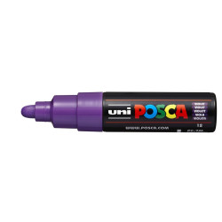 MARCADOR UNI-BALL POSCA PC-7M PUNTA REDONDA 4,5-5,5MM VIOLETA -12-