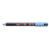 MARCADOR UNI-BALL POSCA PC-1MR PUNTA EXTRA FINA 0,7MM AZUL GLACIAR -P33-