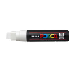 MARCADOR UNI-BALL POSCA PC-17K BISEL EXTRA GRUESO 15MM BLANCO -1-