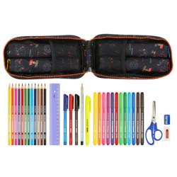 PLUMIER MOCHILA C/4 PORT. LLENOS STAR WARS  "THE DARK SIDE" SAFTA21 ENERO 412101747 23*12