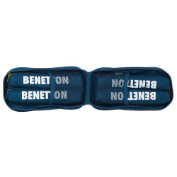 PLUMIER MOCHILA C/4 PORT. VACIO BENETTON "NAVY" SAFTA21 ENERO 412106847 23*12