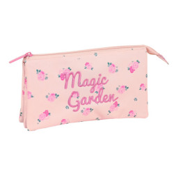 PORTATODO TRIPLE SAFTA "MAGIC GARDEN" 842128744 12*22 SAFTA22