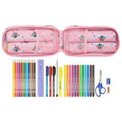 PLUMIER MOCHILA C/4 PORT. LLENOS MINNIE MOUSE RAINBOW SAFTA21 ENERO 412112747 23*12