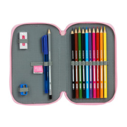 PLUMIER DOBLE PQÑO 28 PCS GLOWLAB KIDS "BEST FRIENDS" SAFTA21 ENERO 412123854 19,5*12,5