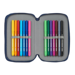 PLUMIER TRIPLE 41 PCS REAL MADRID "LEYENDA" SAFTA21 ENERO 412124057 20,5*12,5