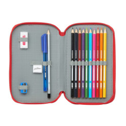 PLUMIER DOBLE PQÑO 28 PCS SPIDER-MAN "GO HERO" SAFTA21 ENERO 412143854 19,5*12,5