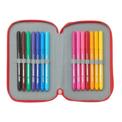 PLUMIER DOBLE PQÑO 28 PCS SPIDER-MAN "GO HERO" SAFTA21 ENERO 412143854 19,5*12,5