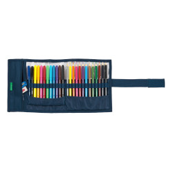 PLUMIER ENROLLABLE 27 PCS. BENETTON "DOT COM" SAFTA21 ENERO 412151786 20*7