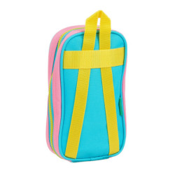 PLUMIER MOCHILA C/4 PORT. LLENOS BENETTON "COLOR BLOCK" SAFTA21 ENERO 412153747 23*12