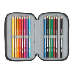 PLUMIER TRIPLE 41 PCS REAL MADRID 3ª EQUIPACION SAFTA21 ENERO 412157057 20,5*12,5