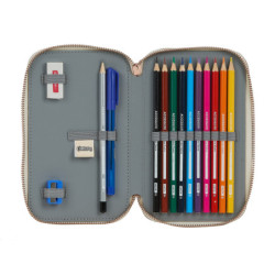 PLUMIER DOBLE PQÑO 28 PCS CATRINAS "MARIA" SAFTA21 ENERO 412162M854 19,5*12,5