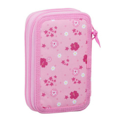 PLUMIER DOBLE PQÑO 28 PCS PRINCESS DISNEY "EXPRESS YOURSELF" SAFTA21 ENERO 412180854 19,5*12,5 ^