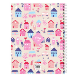 CUADERNO EUROPEAN A4 120H GLOWLAB "WELCOME HOME" SAFTA21 ENERO 512133064 29,7*21