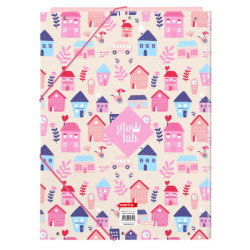 CARPETA FOLIO DEC SOLAPAS GLOWLAB "WELCOME HOME" SAFTA21 ENERO 512133068 33,5*26