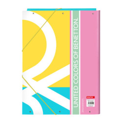 CARPETA FOLIO DEC SOLAPAS BENETTON "COLOR BLOCK" SAFTA21 ENERO 512153068 33,5*26