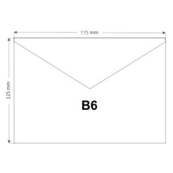 SOBRE GRANEL B6 125*175 VIOLETA BERENJENA 120G PTE 100U