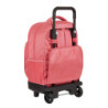 MOCHILA GRANDE C/RUEDAS COMPACT EXTRAIBLE MUNICH "CORAL" SAFTA21 ENERO 612000918 45*33
