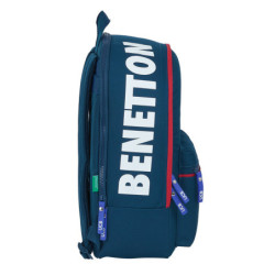 MOCHILA ADAPTABLE BENETTON "NAVY" SAFTA21 ENERO 612106596 43*32