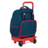 MOCHILA GRANDE C/RUEDAS COMPACT EXTRAIBLE BENETTON "NAVY" SAFTA21 ENERO 612106918 45*33