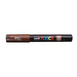MARCADOR UNI-BALL POSCA PC-1M. PUNTA FINA 0,7MM MARRON -21-