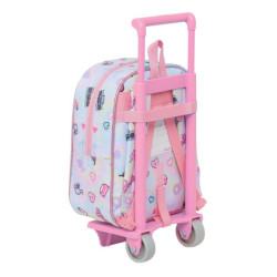 MOCHILA 232+CARRO 805 BARBIE "GIRL POWER" SAFTA21 ENERO 612110280 28*22