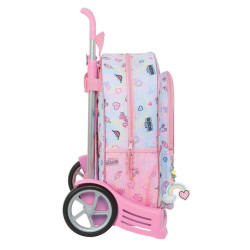 MOCHILA 180+CARRO EVOLUTION BARBIE "GIRL POWER" SAFTA21 ENERO 612110860 42*33