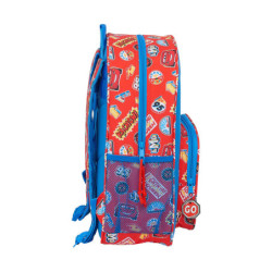 MOCHILA JUNIOR ADAPTABLE CARS "MC QUEEN" SAFTA21 ENERO 612111640 38*32