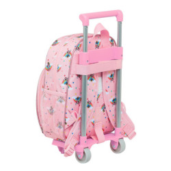 MOCHILA 609+CARRO 705 MINNIE MOUSE RAINBOW SAFTA21 ENERO 612112020 34*28