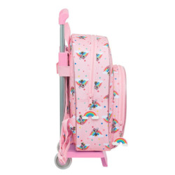MOCHILA 609+CARRO 705 MINNIE MOUSE RAINBOW SAFTA21 ENERO 612112020 34*28