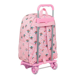 MOCHILA 180+CARRO 905 MINNIE MOUSE RAINBOW SAFTA21 ENERO 612112160 42*33