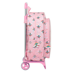 MOCHILA 180+CARRO 905 MINNIE MOUSE RAINBOW SAFTA21 ENERO 612112160 42*33