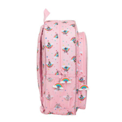 MOCHILA DE 33 CM ADAPTABLE MINNIE MOUSE RAINBOW SAFTA21 ENERO 612112180 42*33